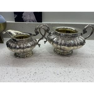 Georgian IV English Sterling Silver Sugar Creamer WILLIAM BENNETT c 1823 742g